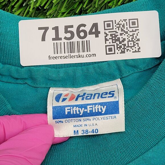 Vintage 1989 Hanes Shirt S/M 18x26 USA - Picture 8 of 16